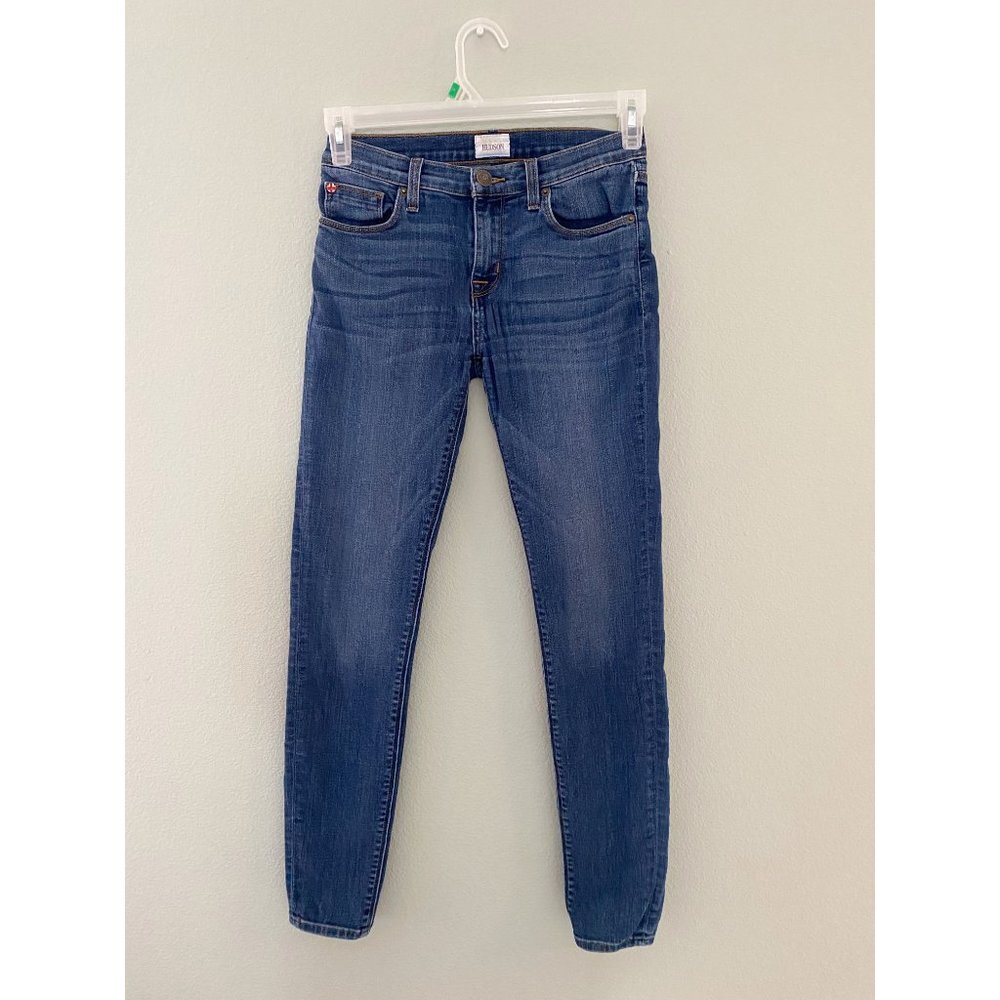 Hudson Natalie Mid Rise Super Skinny Jeans